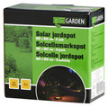 Jordlys med solceller 2 stk. - Garden